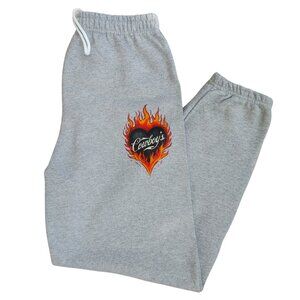 NWT cowboys flame heart sweatpants